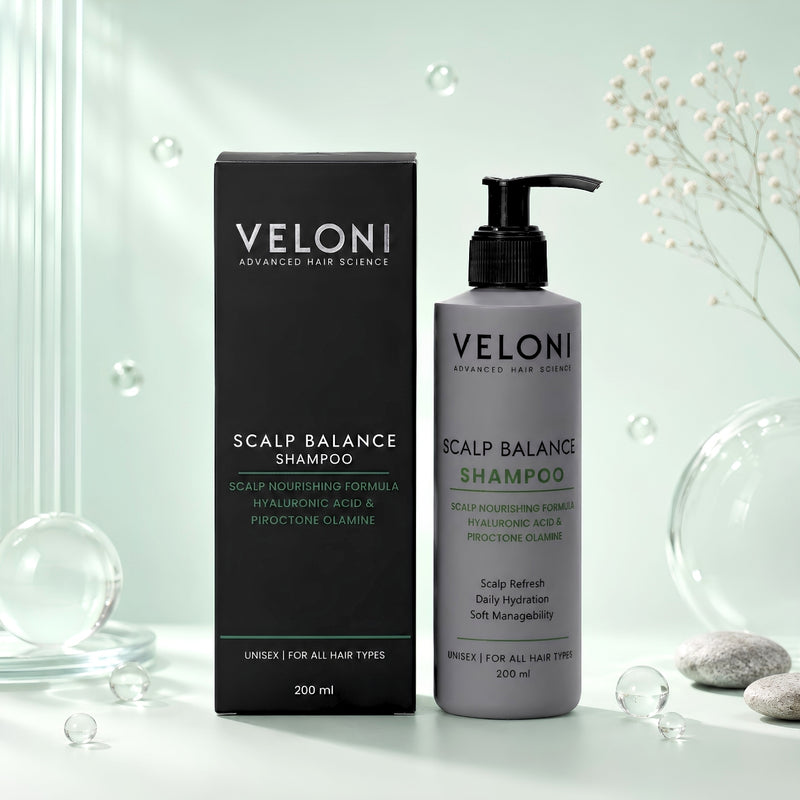Veloni Scalp Balance Shampoo | Scalp Nourishing Formula for Healthy Hair