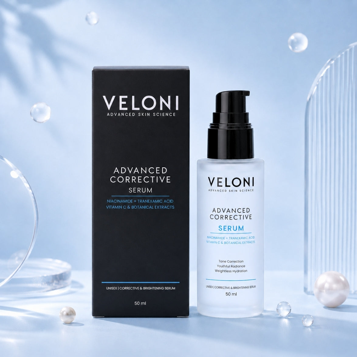 Veloni Advanced Corrective Serum | Niacinamide & Tranexamic Acid Face Serum