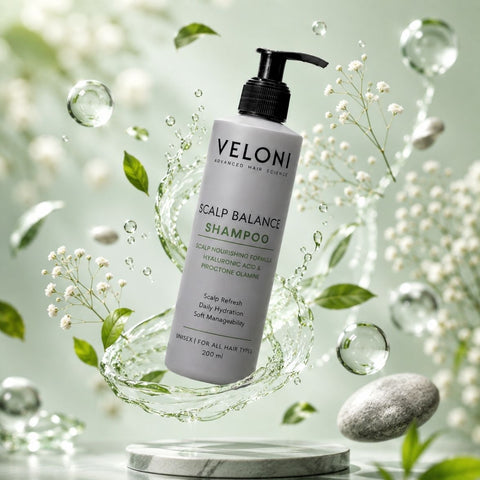 Veloni Scalp Balance Shampoo | Scalp Nourishing Formula for Healthy Hair