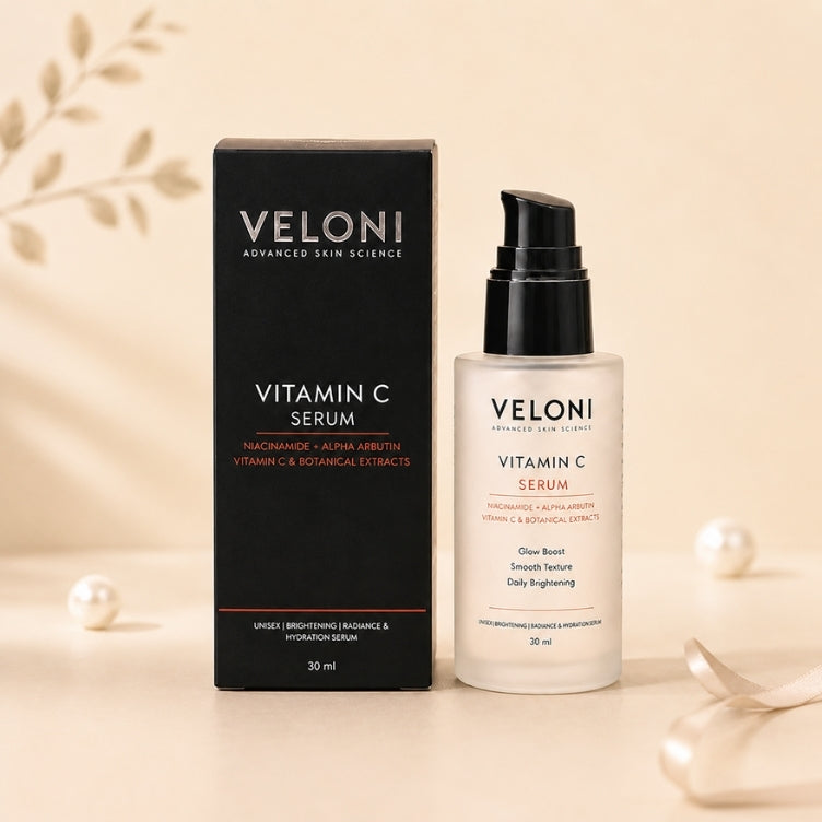 Veloni Vitamin C Serum  Niacinamide + Alpha Arbutin